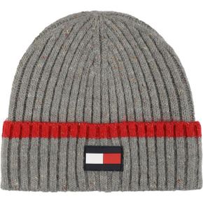 영국 타미힐피거 머플러 Tommy Hilfiger Men`s Rubber Flag Patch Tipped Rib Cuff Hat Beanie 1