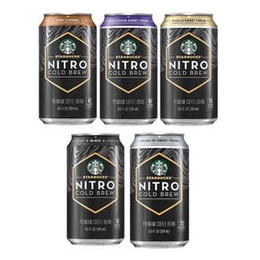 Starbucks스타벅스  니트로  콜드브루  커피  284ml  8캔  5종