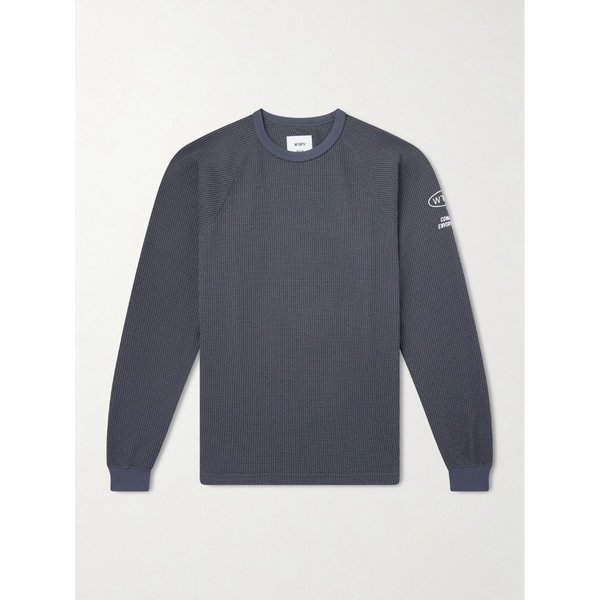 로고 디테일 와플 니트 티셔츠 46376663163041740