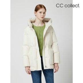 [CExclusive] 후드 드로우 스트링 하프 구스 다운 LE_C254PSG188