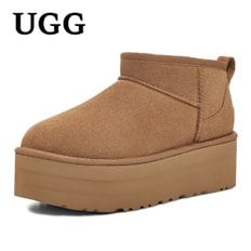 [어그](정품) UGG 미국어그 클래식 울트라 미니 플랫폼 부츠 체스트넛 1135092-CHE