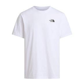 26SS 노스페이스 반팔 티셔츠 NF0A8B6KFN4 TNF WHITE DOM