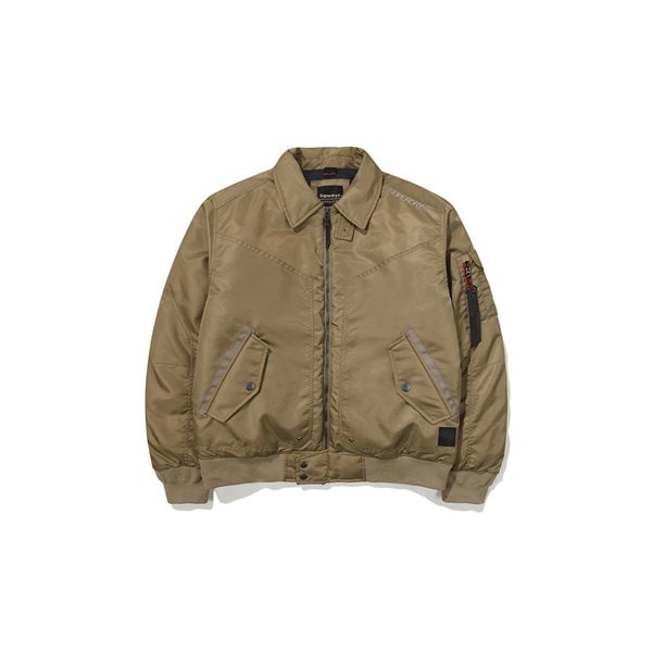 [시흥점] 나일론 플라이트 패딩 점퍼 베이지 SDMJPFO04BEG