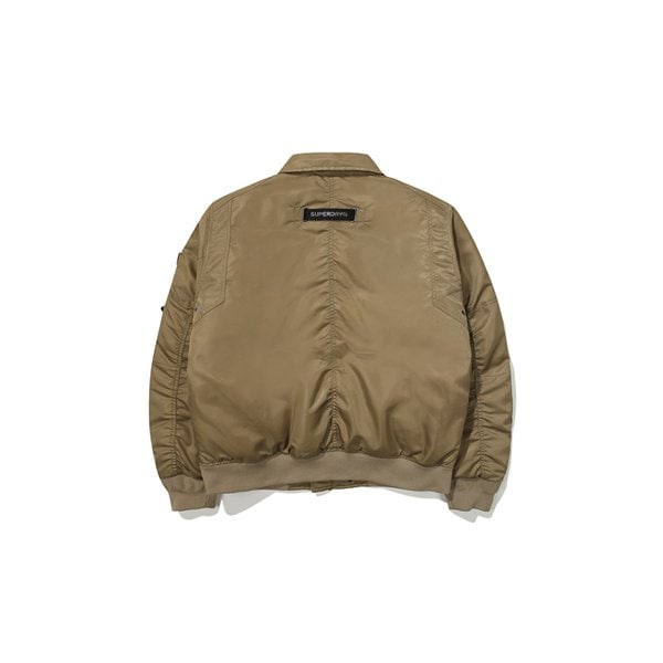 [시흥점] 나일론 플라이트 패딩 점퍼 베이지 SDMJPFO04BEG