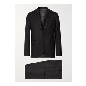 Grey A Suit To Travel In Soho Slim-Fit Wool Suit 블랙
