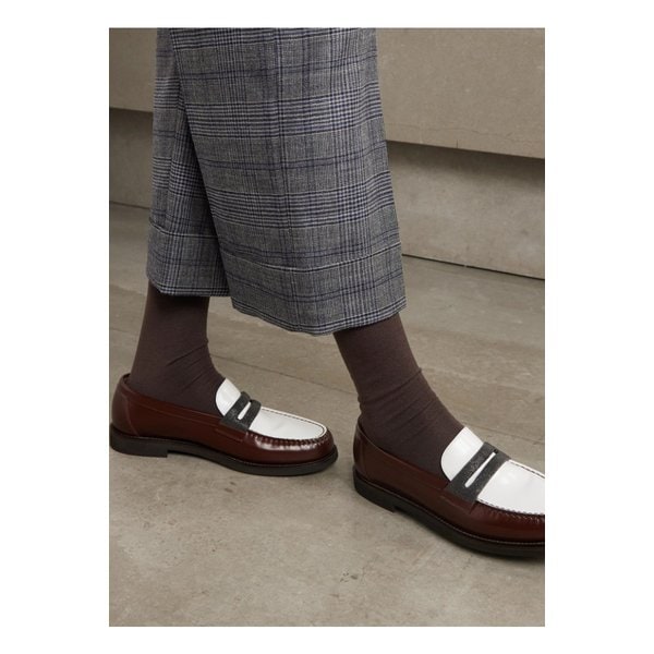 브루넬로쿠치넬리 캐시미어 혼방 양말 다크 브라운 46376663162900447