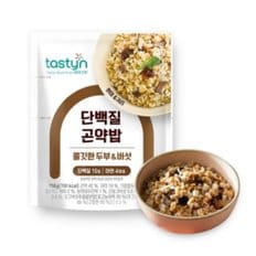 예광 테이스틴 단백질곤약밥 쫄깃한 두부&버섯150g