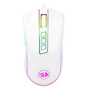 리드래곤 PC방 RGB 게이밍 마우스 COBRA WHITE M711W