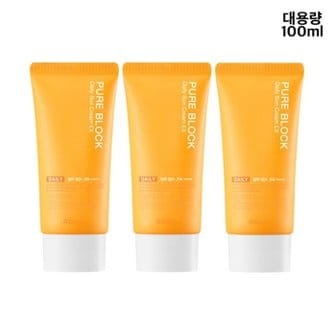  [어퓨]퓨어 블록 내추럴 데일리 선크림[대용량] 이엑스(EX) 100ml 1+1+1