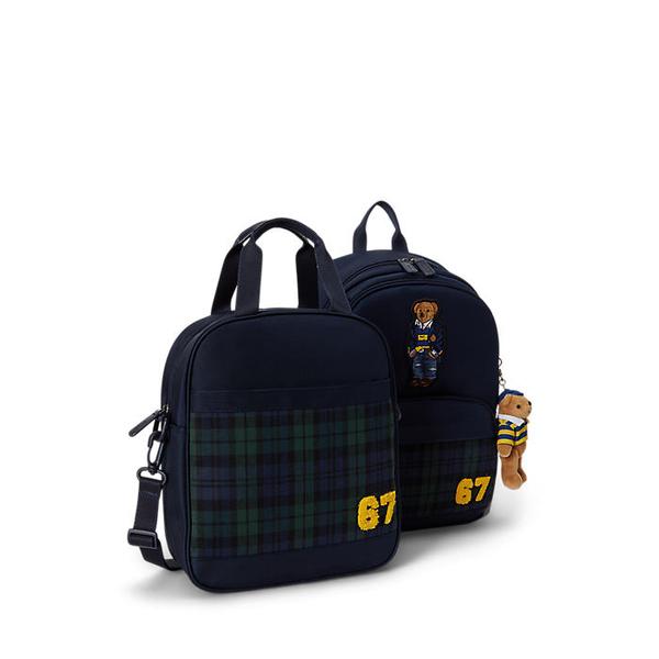 폴로 키즈 남아 8-18세 폴로 베어 백팩 앤 슈즈 백 세트(CWPOACCY9P20120410)