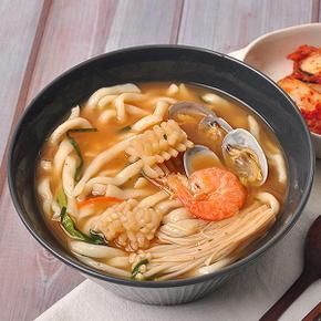 생칼국수 6인분세트(면1kg+얼큰 해물맛스프6봉)