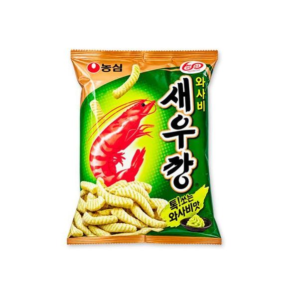 확대된 대표 농심 와사비 새우깡 70g 10봉(1)