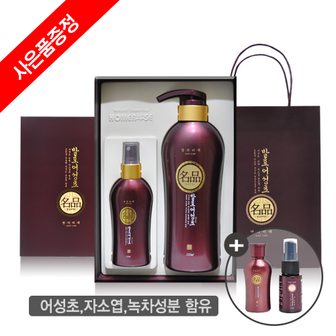 홈로즈코리아 홈로즈 명품 발효 어성초 샴푸 500ml + 모발팩 120ml 세트