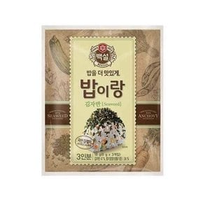 CJ제일제당 백설 밥이랑 김자반 18g x20개