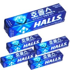 호올스 HALLS 호올스 스틱 멘톨 사탕 졸음방지 캔디 멘토립터스 5개