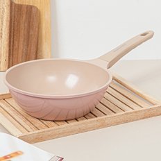 오슬로 세라믹 인덕션웍 궁중팬 튀김냄비 볶음팬 24cm