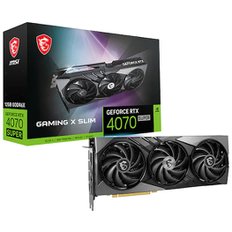 지포스 RTX 4070 SUPER 게이밍 X 슬림 D6X 12GB 트라이프로져3.~