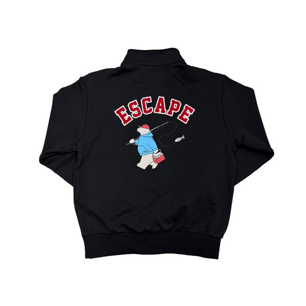 [여주점] 지프 곰 아트웍 반넥 맨투맨 JQ1TSU835BK