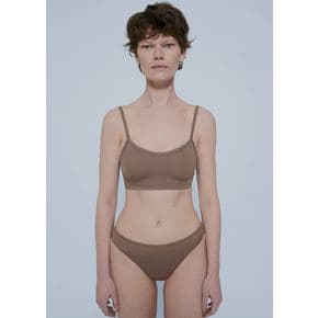 누스윔 24SS NU SWIM S22 HIGH CUT BOTTOM IN TAUPE