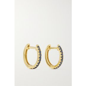 Huggies 18-karat Gold Sapphire Earrings 네이비 1647597290967210