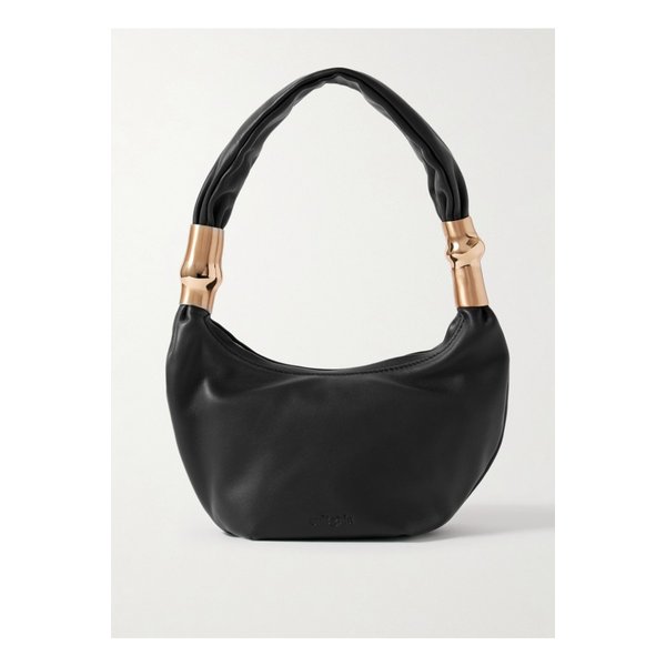 미알라 장식 가죽 숄더 백 블랙 46376663162936949