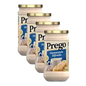  [해외직구] Prego 프레고 홈스타일 알프레도 파스타 소스 411g 4팩