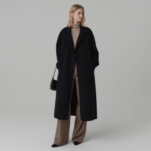 룩캐스트 세리아 울 캐시미어 핸드메이드 더블 코트/SERRIA WOOL CASHMERE HANDMADE DOUBLE COAT_4colors