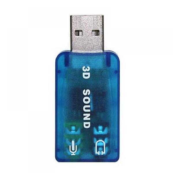 사운드 사운드카드 오디오카드 채널입출력 Coms coms USB 카드 입출력 포트 5.1채널 X ( 2매입 )