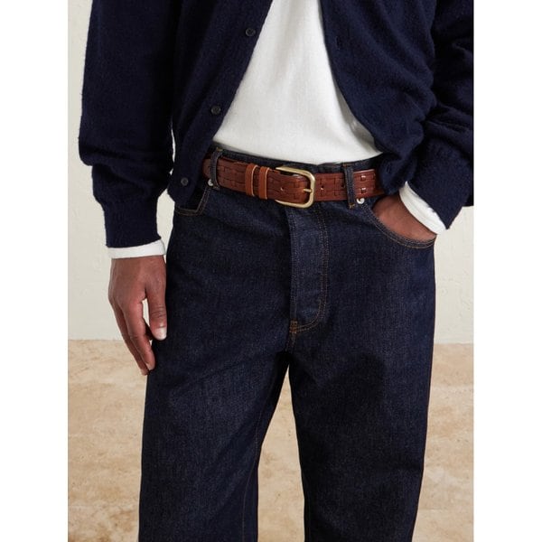 미스터 피 3.5cm 위빙 가죽 벨트 46376663163047975