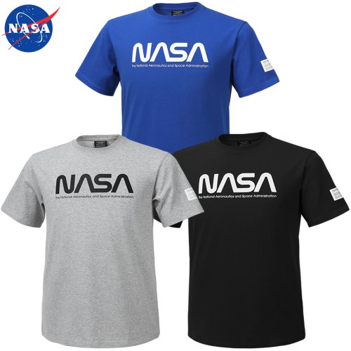 NASA 나사 남녀공용 면 라운드 반팔티 N-152U 남자 여성 티셔츠 빅사이즈 3종 선택1