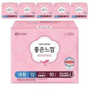 좋은느낌 울트라 날개형 대형 16입 x 6개 (S31538670)