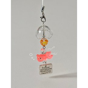 Lucky fish 행운의 물고기 키링 (미니풍경)