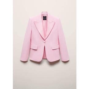 망고 라펠 블레이저 67086750 ROSA PASTEL