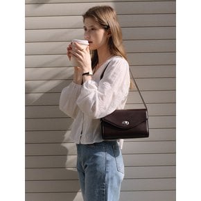 미뇽 숄더백 Mignon Shoulder bag - 다크 브라운