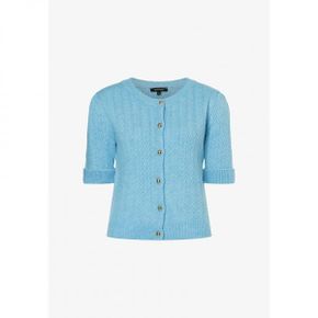 4992631 More  KURZARM - Cardigan hellblau meliert