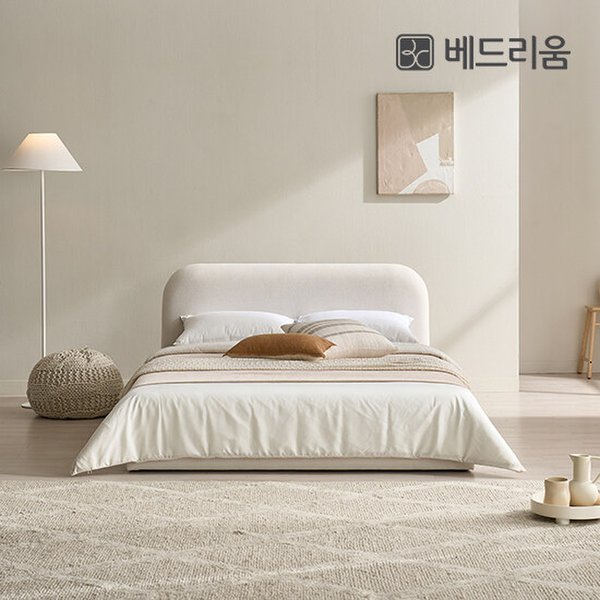 금성침대 베드리움 라온 저상형 침대 Q 신혼침대 패키지 (침대+헤드+릴렉서 허리특허 매트리스)