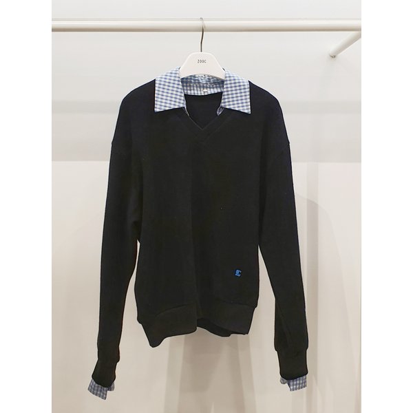 [파주점] 쥬크 주크 카라배색 드롭숄더 루즈핏 티셔츠 V261PSM904