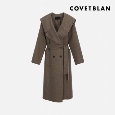 코벳블랑 [COVETBLAN] 빅카라 핸드메이드 더블코트(V226MCT104W)