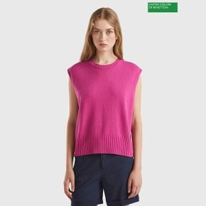 Loose fit knitwear vest 4F 126WD10BA_P431847721