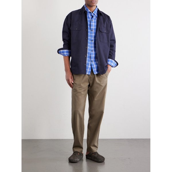 카틱 리서치 파타우디 체크 린넨 셔츠 46376663162975391