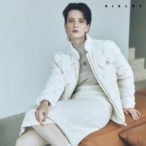 [아쇼라]25FW 시슬리 자수다운점퍼 1종