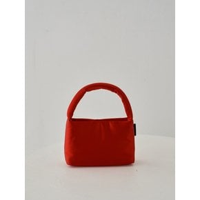 padding silk jane tote bag - RED