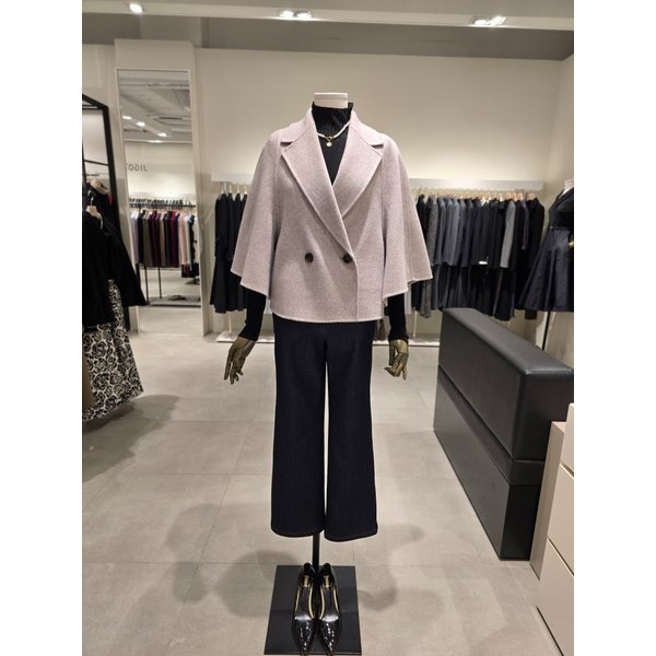 [파주점] 울 케이프 핸드메이드 숏 코트  JRAA0CTC53