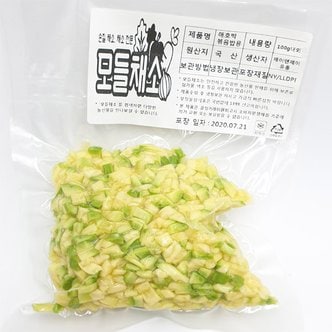 모들채소 다진 애호박(볶음밥용,이유식용) 100g 1팩