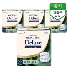 깨끗한나라 메디프렌즈 디럭스 언더웨어 중대형 9개입x4팩