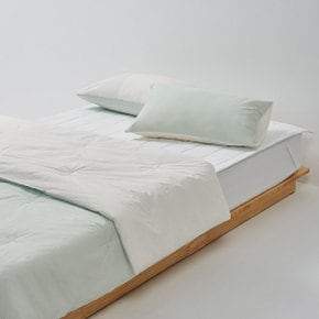 사각사각 코튼 배색 차렵이불 SS 민트화이트 J60N902149345