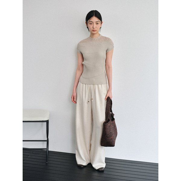Relaxed String Pants (2color)