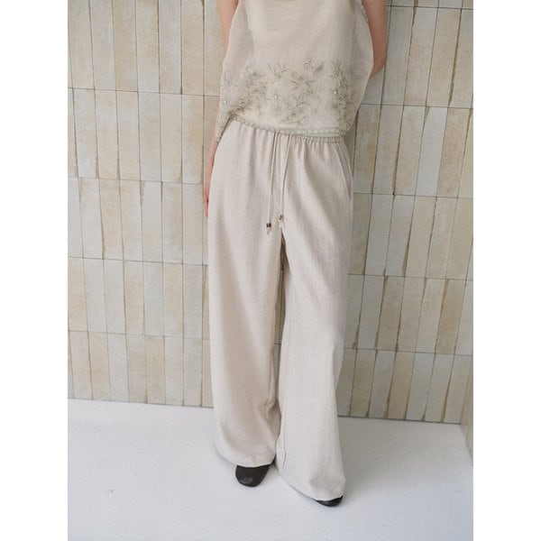 Relaxed String Pants (2color)