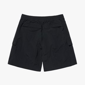 [여주점] TASLAN SMALL LOGO CARGO SHORTS-BLACK