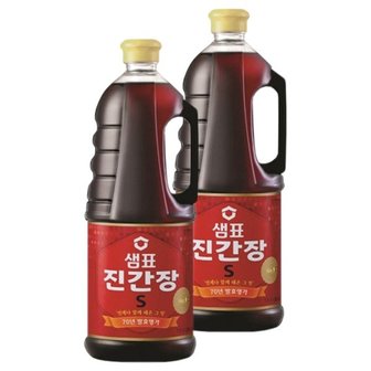  샘표 진간장 S 1.7L x 2개